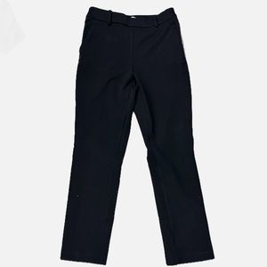 *New* H&M Women’s Slacks Black with Brown Stripe and Elastic Band Size 4